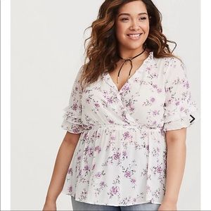 Torrid Chiffon Blouse NWT SZ3
